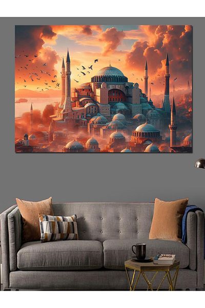 Tablomega Pânză decorativă Cami Landscape - Lemn MDF