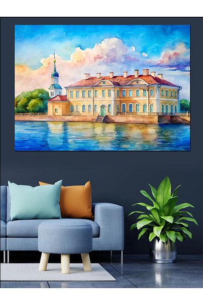 Tablomega Pânză decorativă Istoric Yali - Lemn MDF
