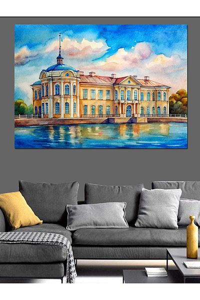 Tablomega Pânză decorativă Istoric Yali - Lemn MDF