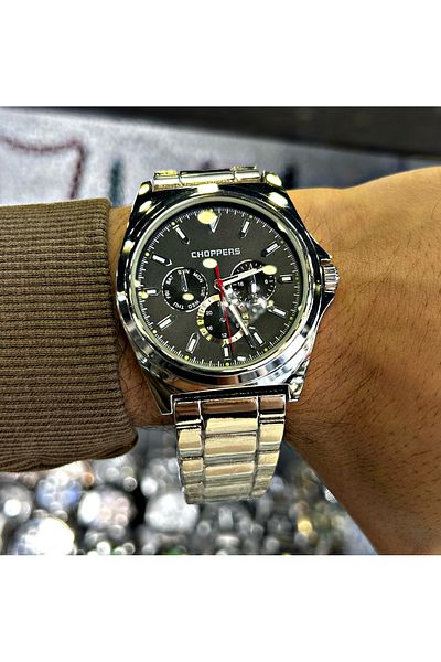 Choppers Men's Wristwatch Waterproof with Seller Warranty and Bracelet Gift