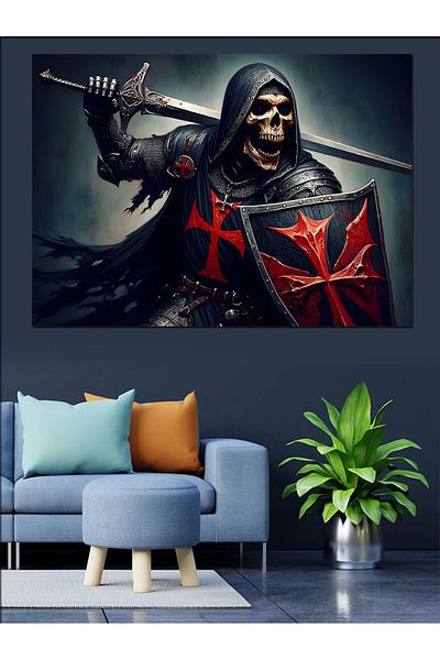 Tablomega Pânză decorativă Cavaler Britanic - Lemn MDF