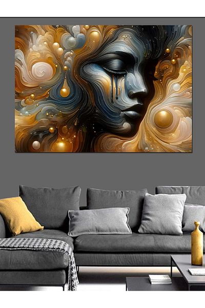 Tablomega Pânză decorativă Cosmic Face - Lemn MDF