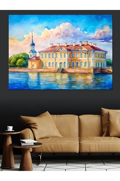 Tablomega Pânză decorativă Istoric Yali - Lemn MDF