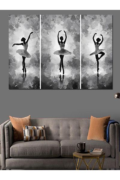 Tablomega Pânză Decorativă Femeie Balerina - Lemn MDF