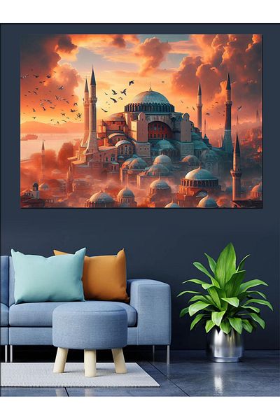 Tablomega Pânză decorativă Cami Landscape - Lemn MDF