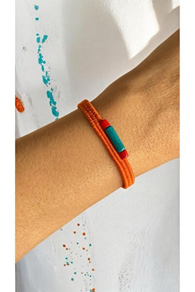 Bensei Takı Dükkanı BENSEİ Firuze Taşlı Tezgah Dokuma Ayarlanabilir Bileklik