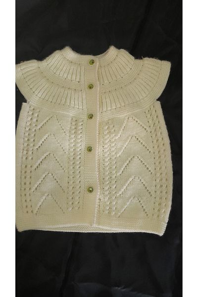 Papatyam Baby and Child Hand Knitted Skewer Vest