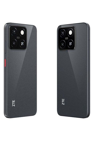 ZTE هاتف Blade A55 ثنائي الشريحة 4 جيجابايت + 8 جيجابايت رام 128 جيجابايت 4G أسود نجمي -