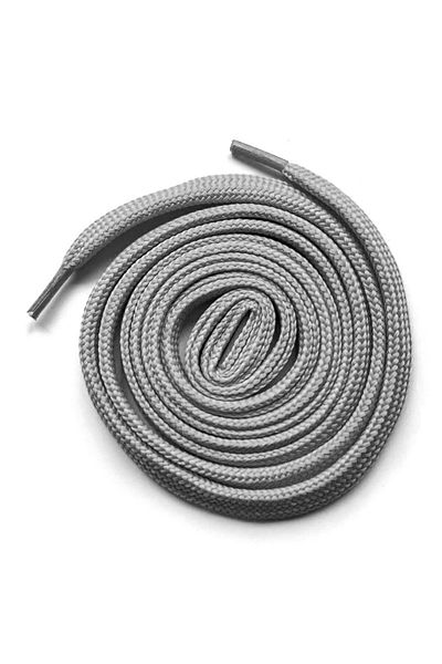 hapshoe Gray 1 cm Thickness 1 Pair Flat Sports Shoe Laces