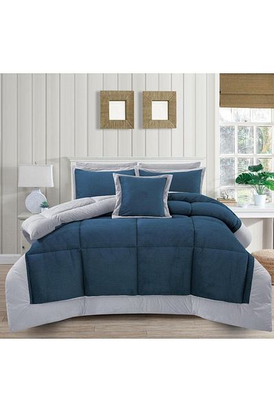Generic En Zone Winter Single and a Half Bedspread 4 Pieces || Light Blue, Turquoise