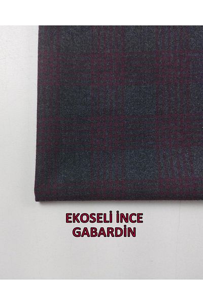 Kumaş Parça Μέγεθος μαξιλαριού Bordro Gabardine σε γκρι χρώματα: Πλάτος 150 cm x Μήκος 190 cm