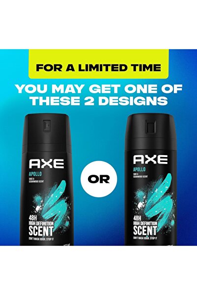 Axe Apollo Body Spray Deodorant Sage & Cedarwood 113 g X 6