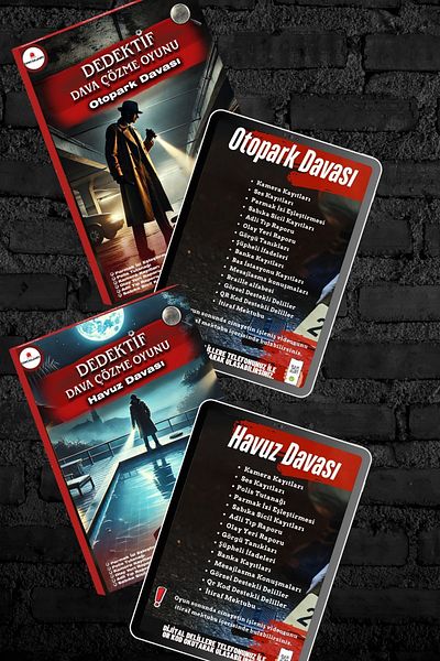 GameBulance 14-Pack Solving a Murder - Economic Package Detective Game - Case Solving Game - Who Is the Killer Game