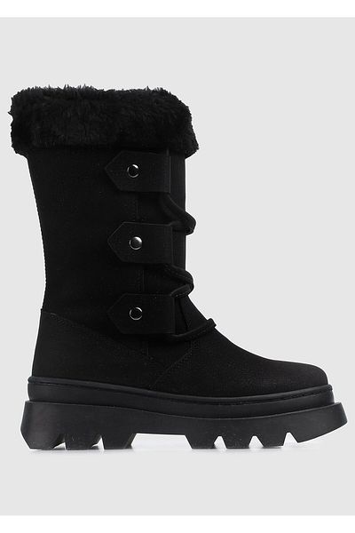 Kiddo Girl's Black Boots
