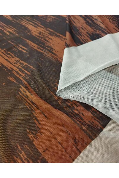 Kumaş Parça Кава чорного кольору сітка (ширина 155 см x довжина 280 см)