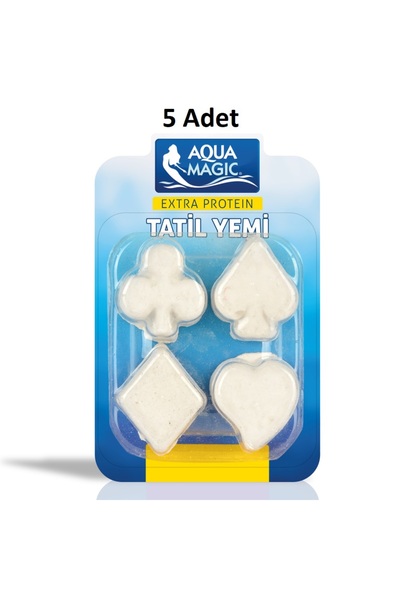 Aqua Magic 5 adet Haftalık Tatil Yemi 4 lü Skt:08/2026