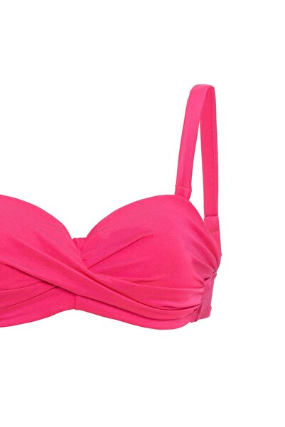 AQUAVİVA Aquaviva Women's Fuchsia Biana Rotating Strapless Bikini Set