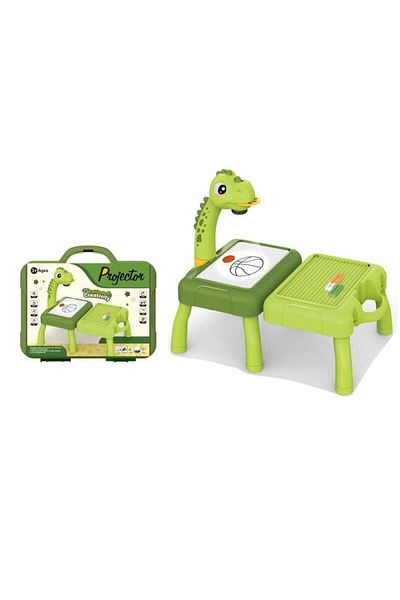 FULLJOY Adjustable Rotating Kids Projector with 12 Colored Markers and 24 Patterns to Trace
