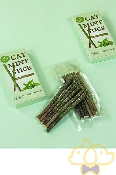 PapyonPet 2 Kutu Doğal Matatabi Çubuğu Catnip Stick Kedi Diş Kaşıyıcı Ve Temi...