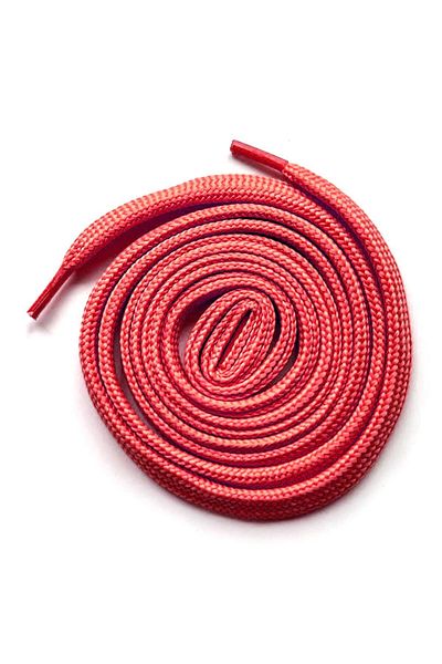 hapshoe Red 1 cm Thick 1 Pair Flat Sports Shoelaces