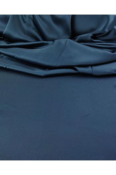 Kumaş Parça Σατέν σε μπλε ναυτικό χρώμα (Πλάτος 125 cm x Μήκος 120 cm)