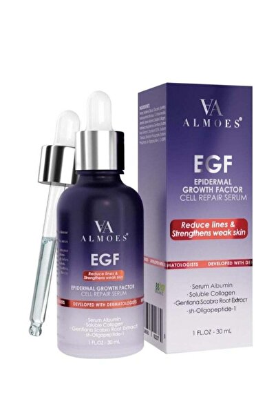 ALMOES سيروم إصلاح خلايا البشرة بعامل النمو EGF - مضاد للشيخوخة ومقاومة التجا...