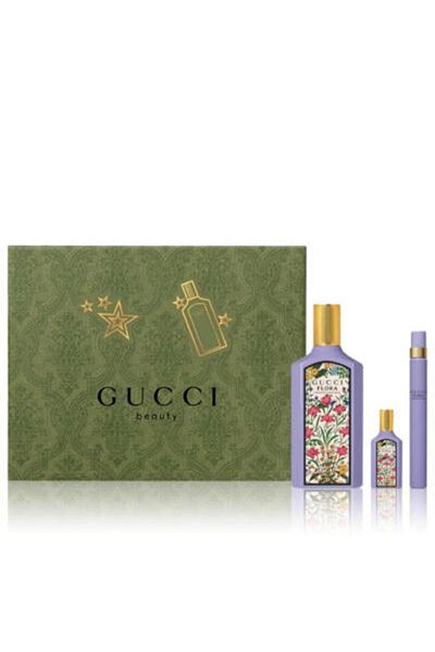 Gucci Flora Girgis Mongolia Eau de Parfum Set (100ml + 5ml + Roll-on-7.5ml)