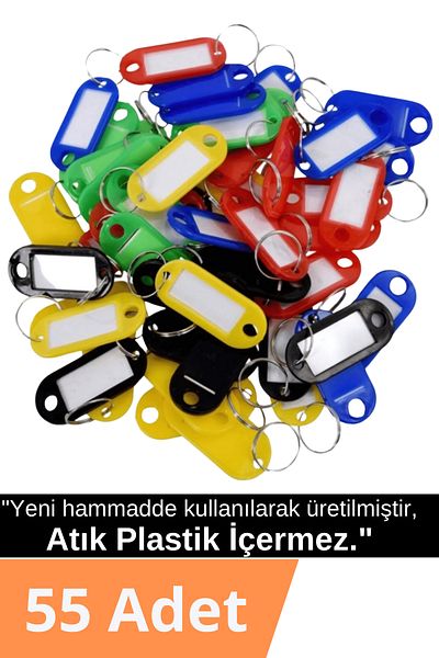 AlGeliyo Plastic Keychain - Printable 55 Pack Name Printable