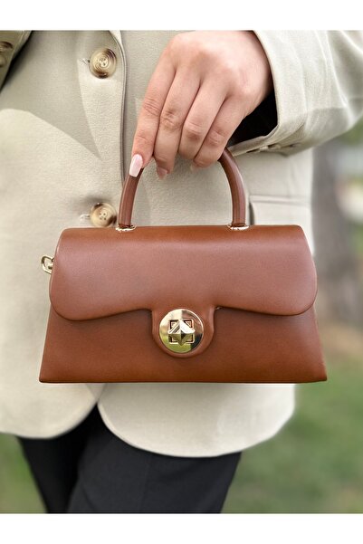 DEV 3 ADAM Tan Stylish Va Elegant Box Model Hand Shoulder and Crossbody Women's Bag