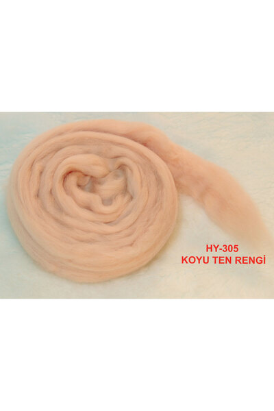 Hobi Keçe YÜN ( 50 gr. Koyu ten rengi)