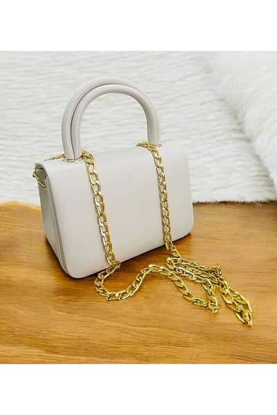 hasır bohem Geantă baghetă cu curea cu lanț pentru femei Straw&Bohemian