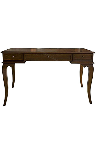 Mobilya Baba Rustik Ahşap Çalışma Masası – 140 cm Ceviz