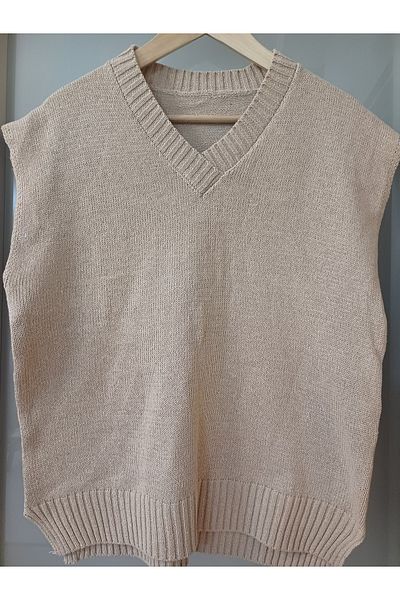 ARDSU Women's Knitwear V-Neck Sweater,