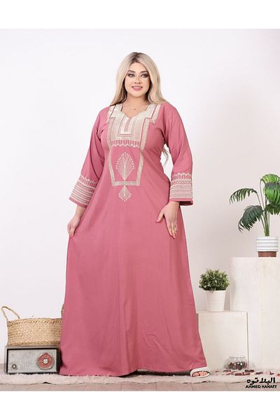 Genrics Soft embroidered cotton jalabiya...combines comfort, luxury and elegance