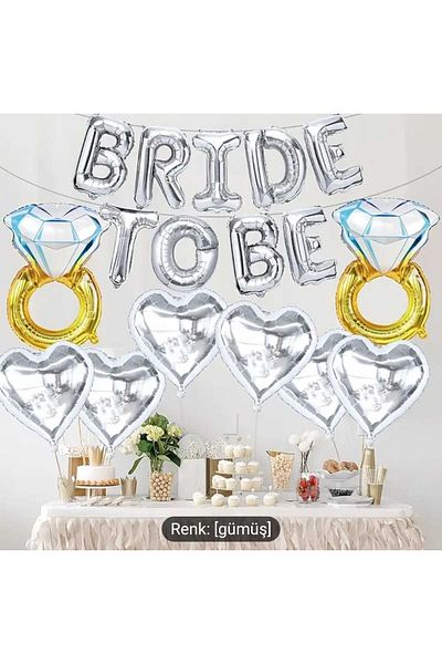 DÜVENCİ TİCARET Bride to Be Bekarliğa Veda Balloon Set
