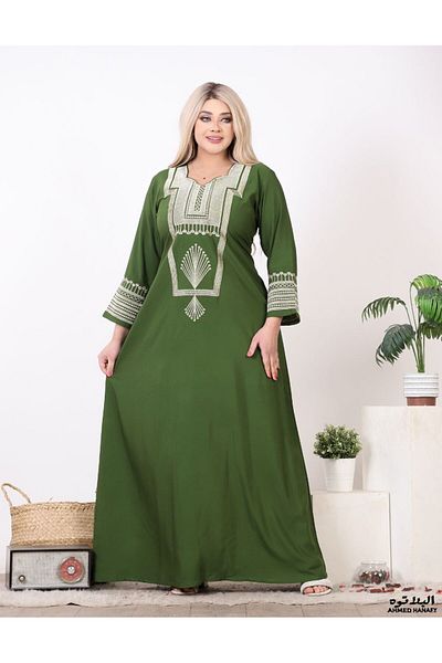 Genrics Soft embroidered cotton jalabiya...combines comfort, luxury and elegance