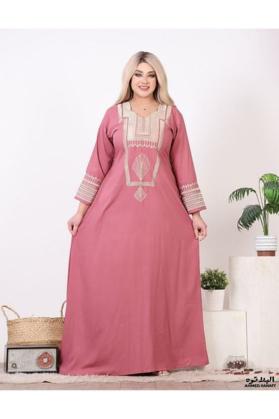 Genrics Soft embroidered cotton jalabiya...combines comfort, luxury and elegance