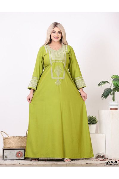 Genrics Soft embroidered cotton jalabiya...combines comfort, luxury and elegance