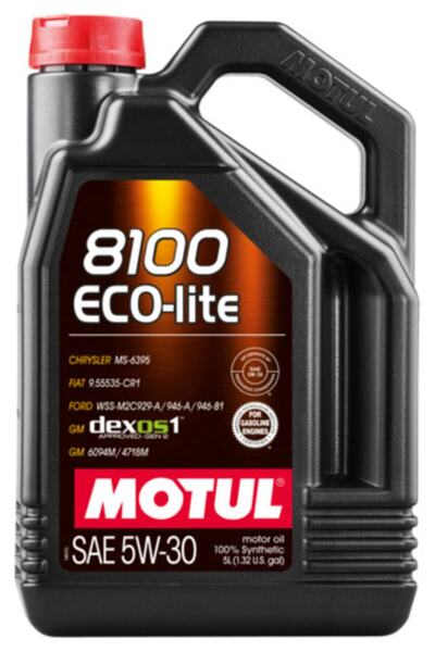Motul 8100 Eco-lite 5w-30 5 Lt Tam Sentetik Motor Yağı