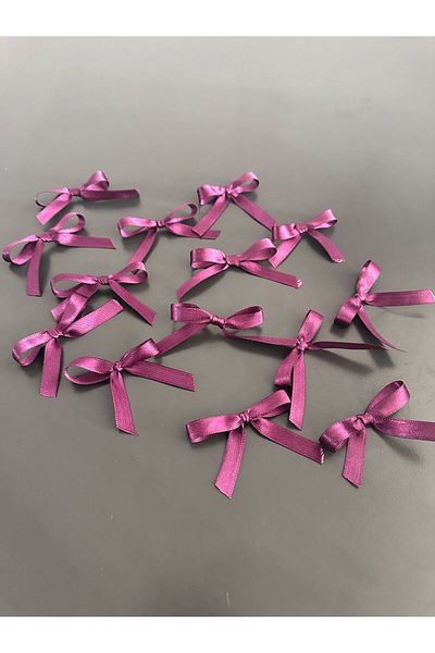 edalle 25 Τεμάχια Δαμάσκηνο Σατέν Φιόγκος 10mm