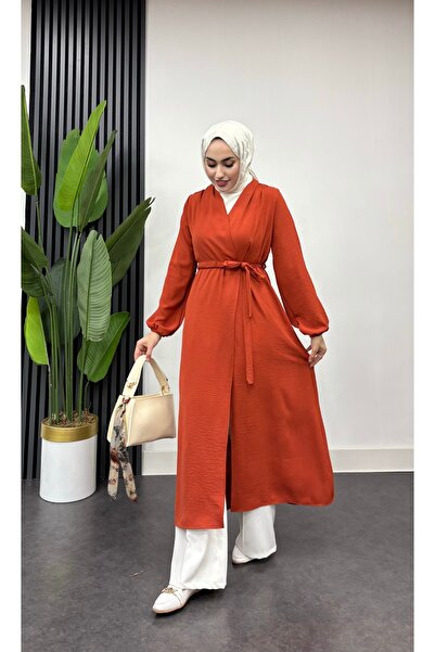 modasusev Mevsimlik Yandan Bağlamalı Tesettür Kap