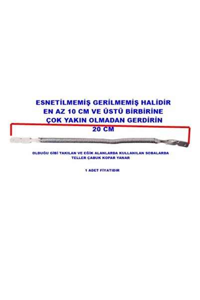 Ender 500w Soba Rezistansı Kısa Cam Teli 220V (500 Watt Cam Rezistans Teli Pİ...