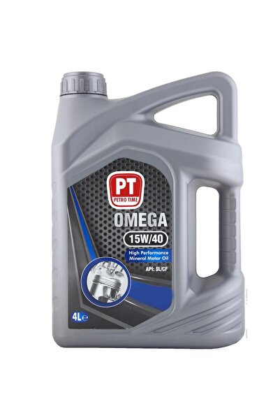 Petro Tıme Omega 15W-40 Mineral Motor Yağı 4 L Benzin LPG ve Dizel Araç Uyumlu