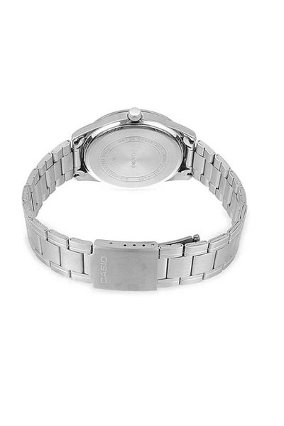 Casio Casio Men's Analog-Digital Stainless Steel Band Watch MTP-V004D-1B2UDF - 42 mm - Silver