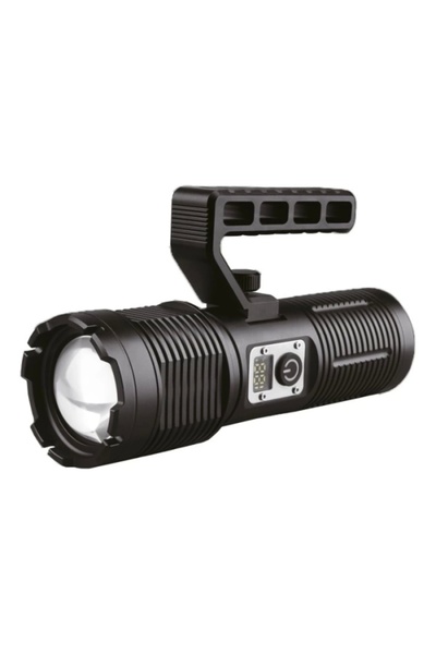 Panther 40w Şarjlı Ledli Profesyonel El Feneri 10.000Lm TYPE-C Şarj Girişli IP64