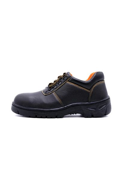 Generic Safety Worker Shoes - Microfiber Leather, Breathable Mesh, Waterproof and Slip Resistant, Steel Toe, Black/Brown