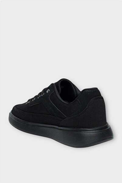 Liger Men's Linen Gabardine Fabric Casual Sneaker Shoes Black