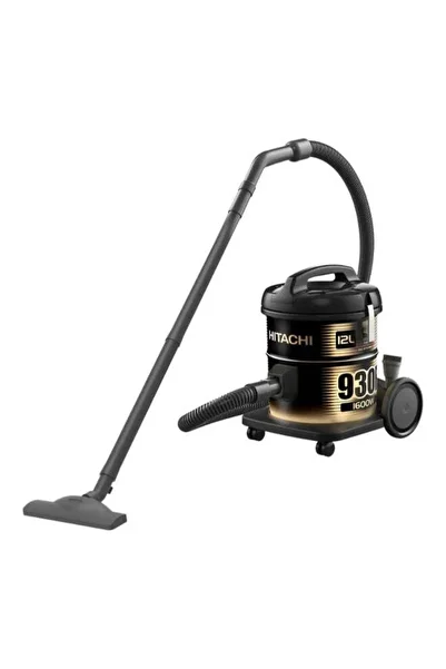 HITACHI Hitachi Vacuum Cleaner 12 Liter 1600 Watt Black CV-930F SS220 BK