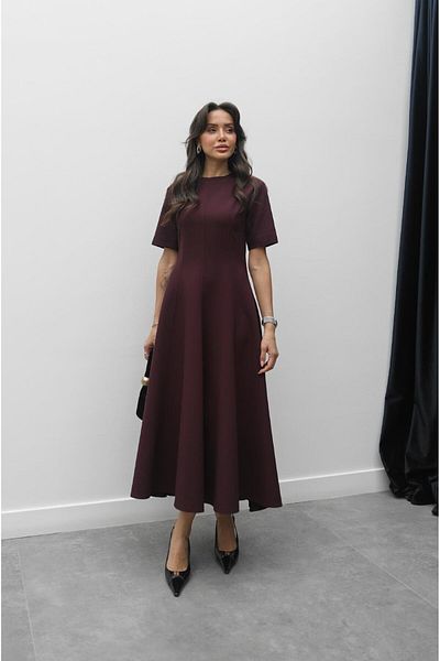 Havoş Φόρεμα Plum Maxi Length Flounce
