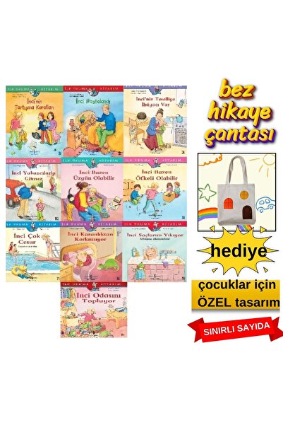 TÜRKİYE İŞ BANKASI KÜLTÜR YAYINLARI "İNCİ  Serisi 10'LU  İlk Okuma Seti | 6-9...
